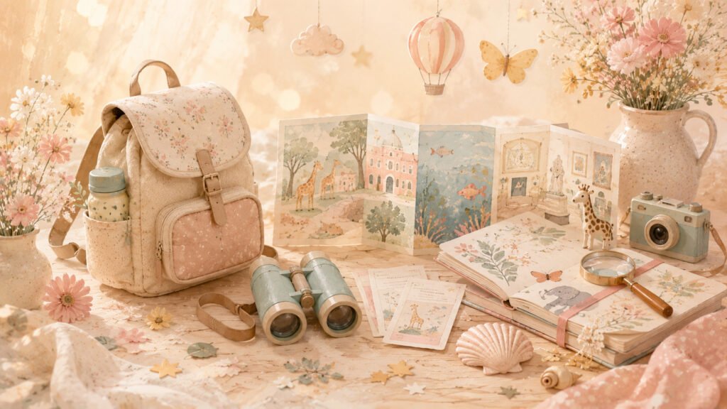 Backpack, binoculars, and itineraries for wonderful family discoveries.